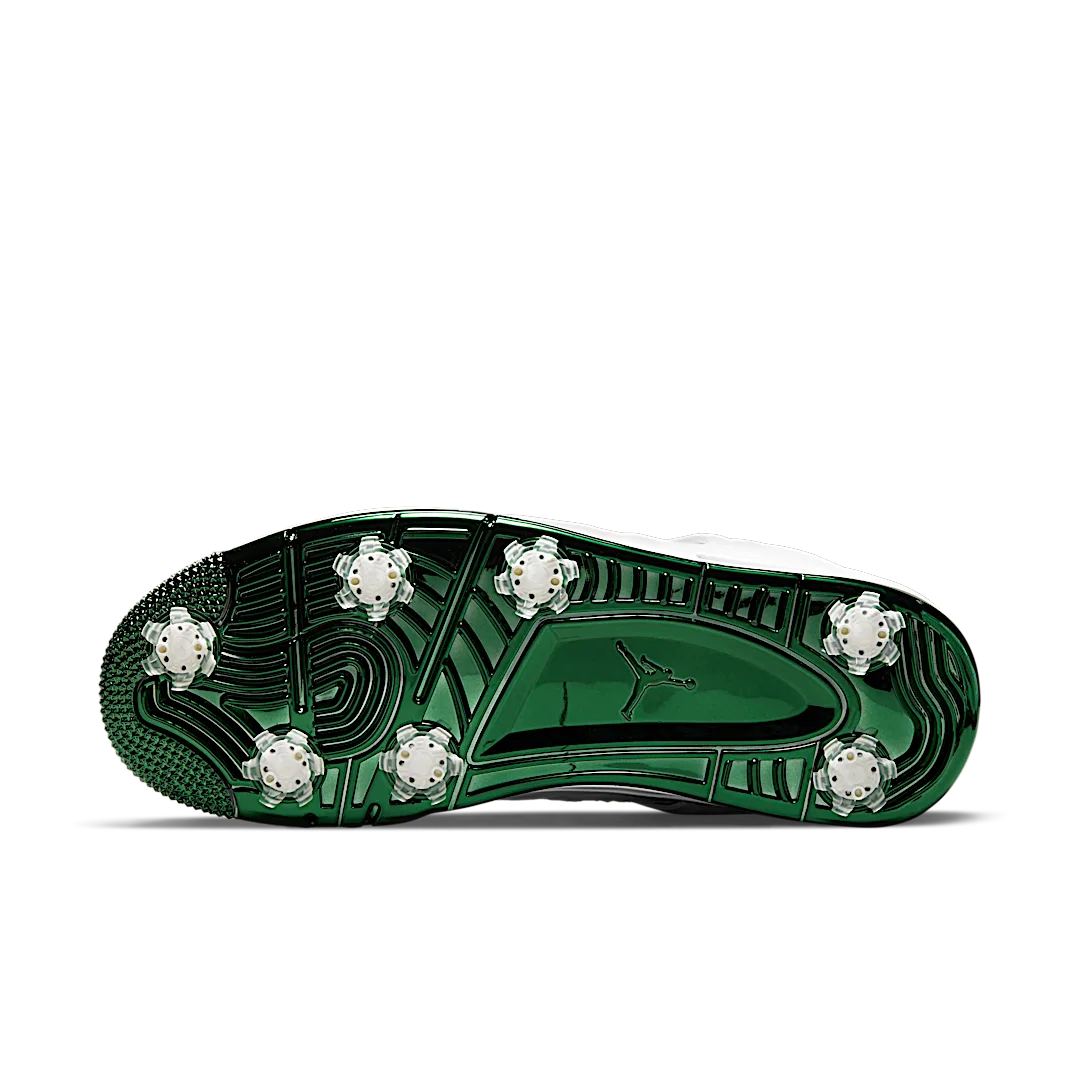 Overkicks - Air Jordan 4 Retro Golf Metallic Green (CZ2439-100) - detalle suela