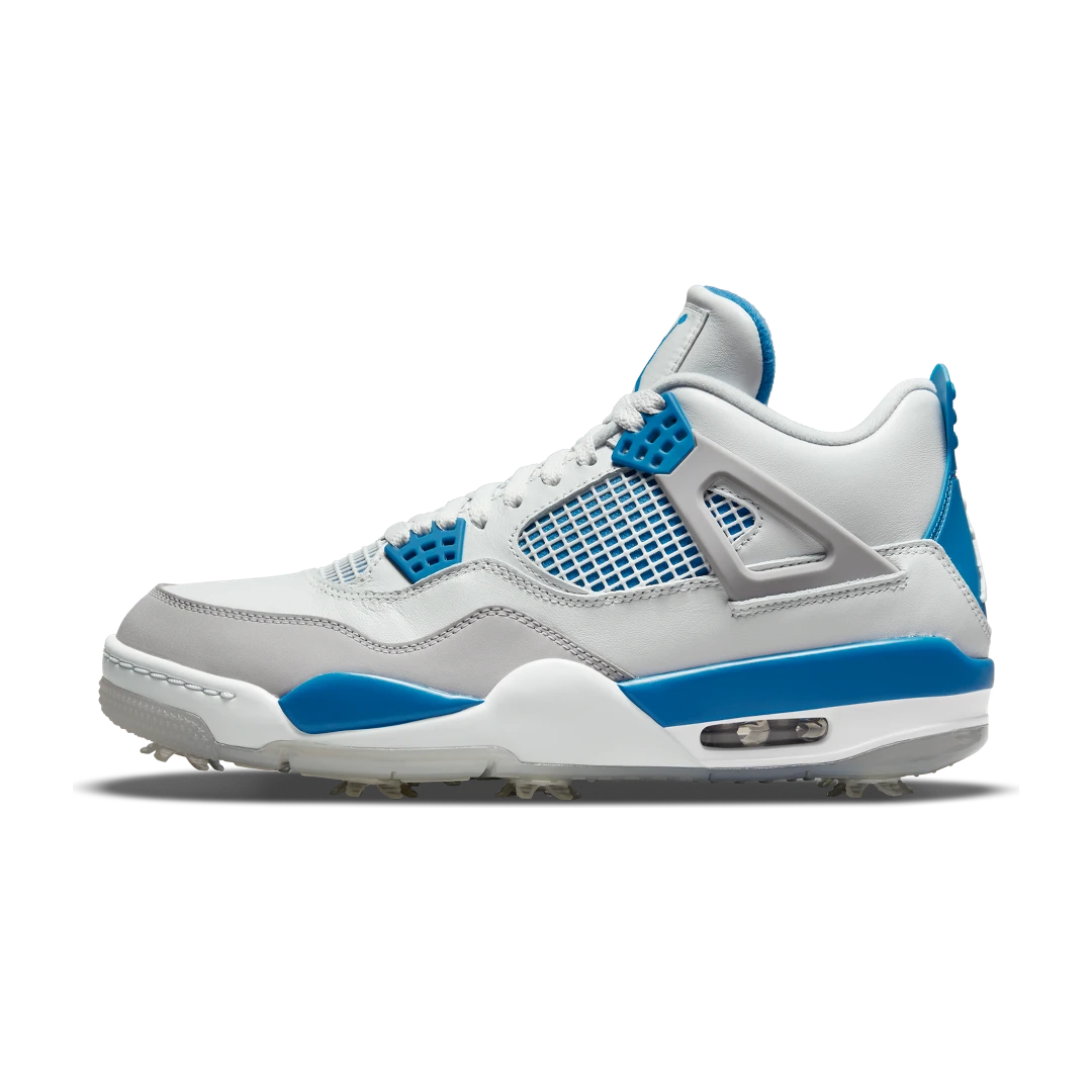 Overkicks - Air Jordan 4 Retro Golf Military Blue (CU9981-101) - vista lateral
