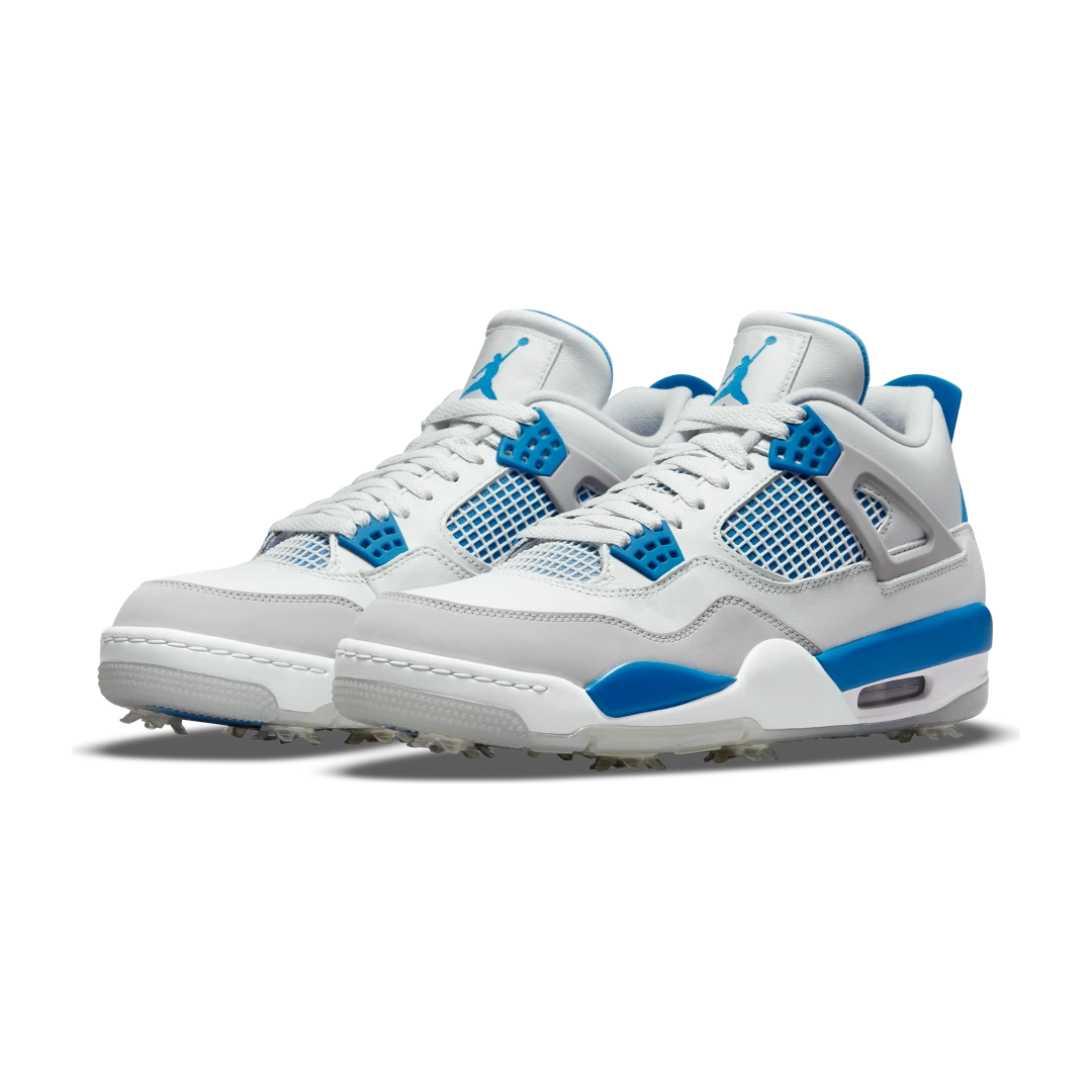 Overkicks - Air Jordan 4 Retro Golf Military Blue (CU9981-101) - vista trasera
