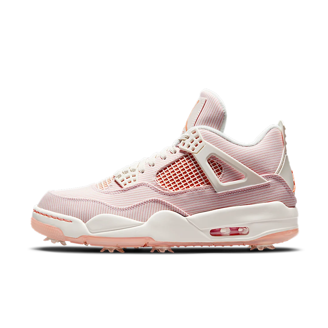 Overkicks - Air Jordan 4 Retro Golf NRG Seersucker (CZ2439-101) - vista lateral