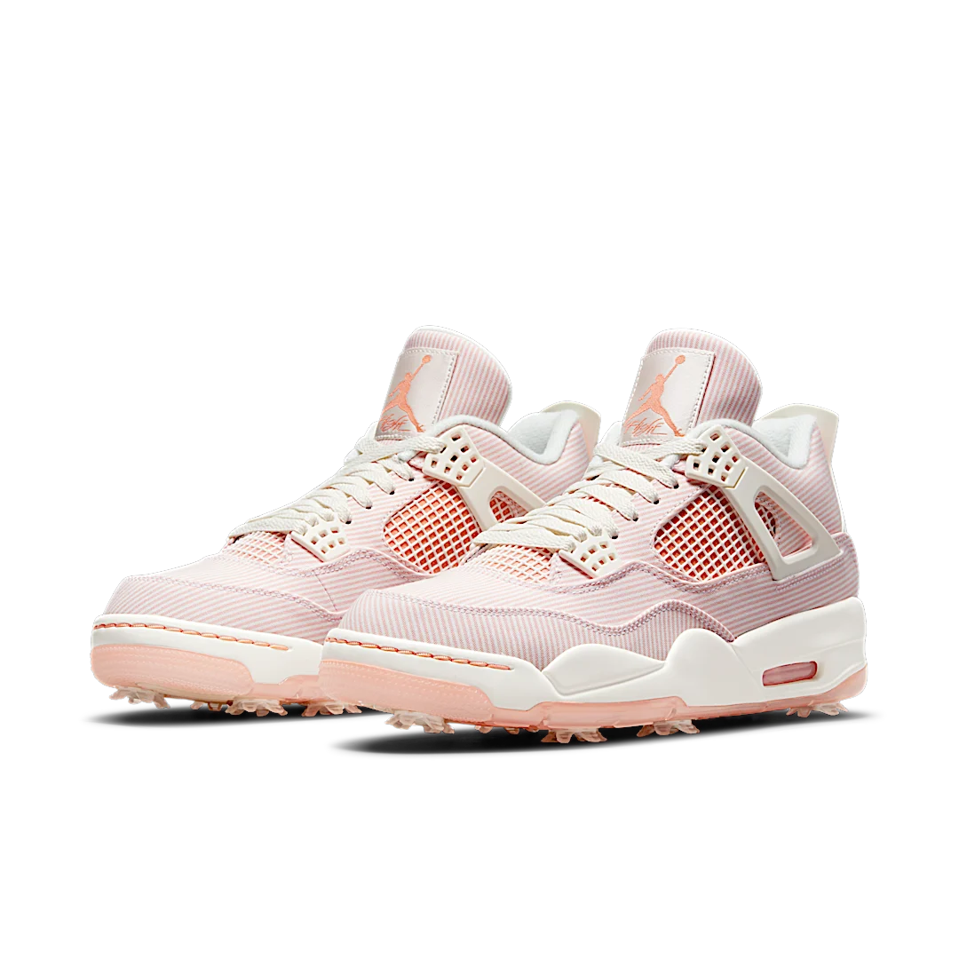Overkicks - Air Jordan 4 Retro Golf NRG Seersucker (CZ2439-101) - vista trasera