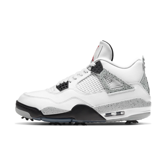 Overkicks - Air Jordan 4 Retro Golf White Cement (CU9981-100) - vista lateral