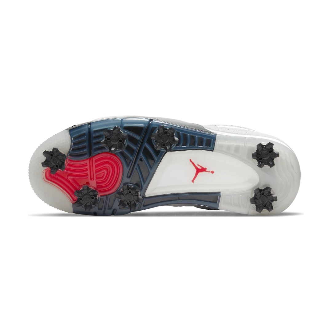 Overkicks - Air Jordan 4 Retro Golf White Cement (CU9981-100) - detalle suela
