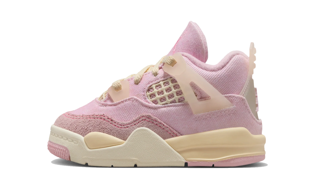 Overkicks - Air Jordan 4 Retro Iced Carmine (TD) (IB6714-600) - vista lateral