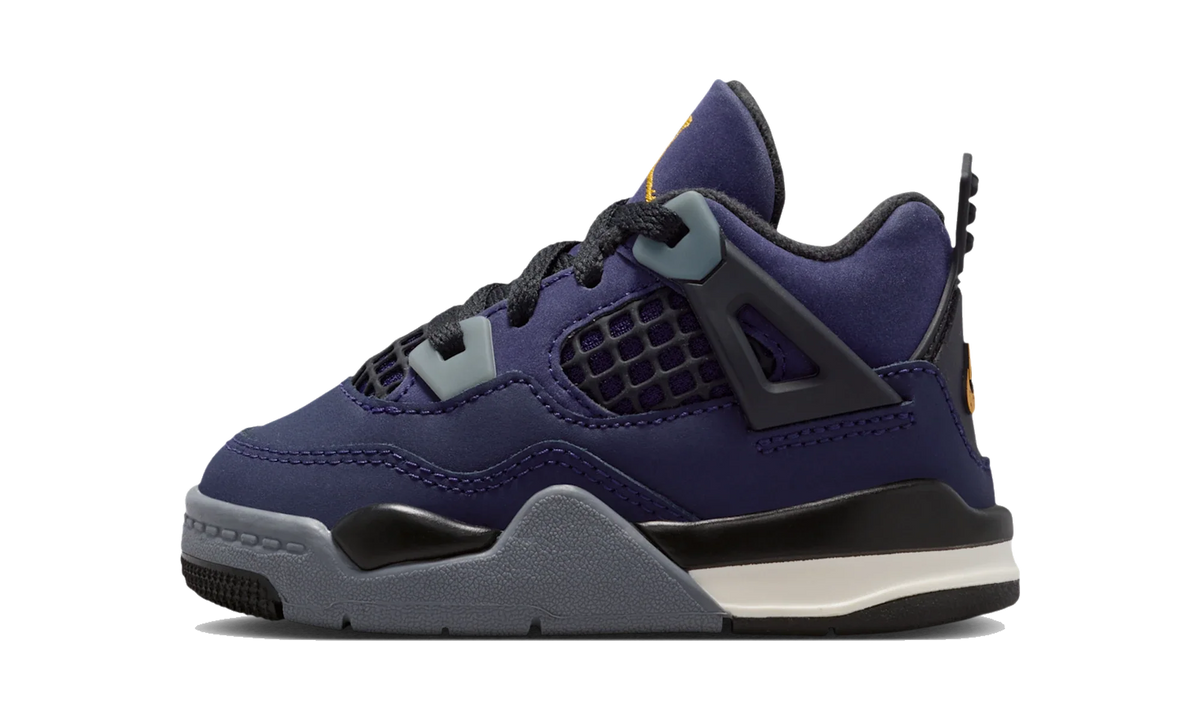 Overkicks - Air Jordan 4 Retro Lakers (TD) (IB4387-500) - vista lateral