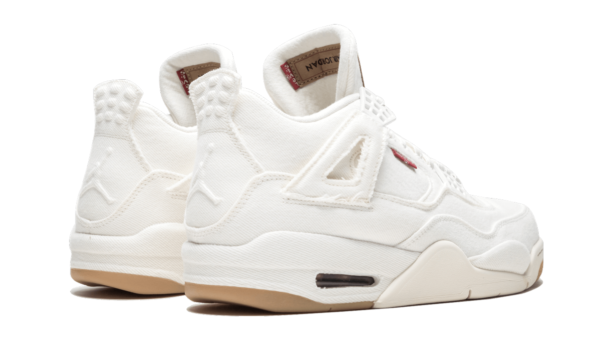 Overkicks - Air Jordan 4 Retro Levis White (Blank Tag) (AO2571-100) - par completo