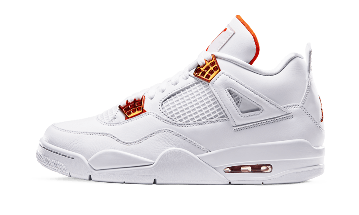 Overkicks - Air Jordan 4 Retro Metallic Orange (CT8527-118) - vista lateral