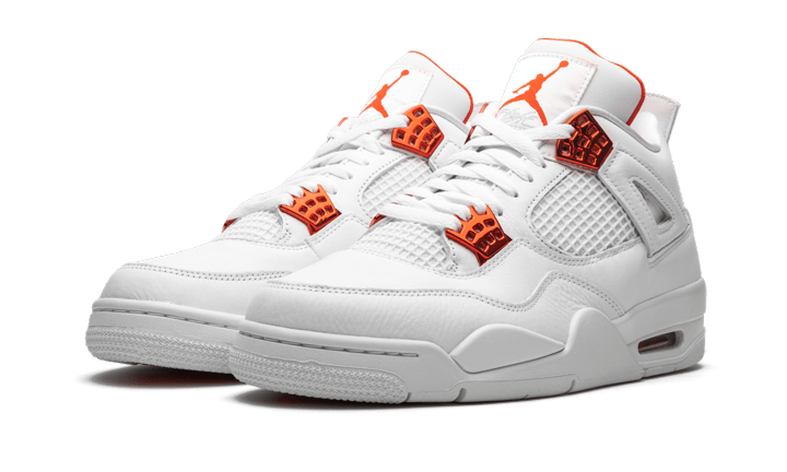 Overkicks - Air Jordan 4 Retro Metallic Orange (CT8527-118) - vista trasera