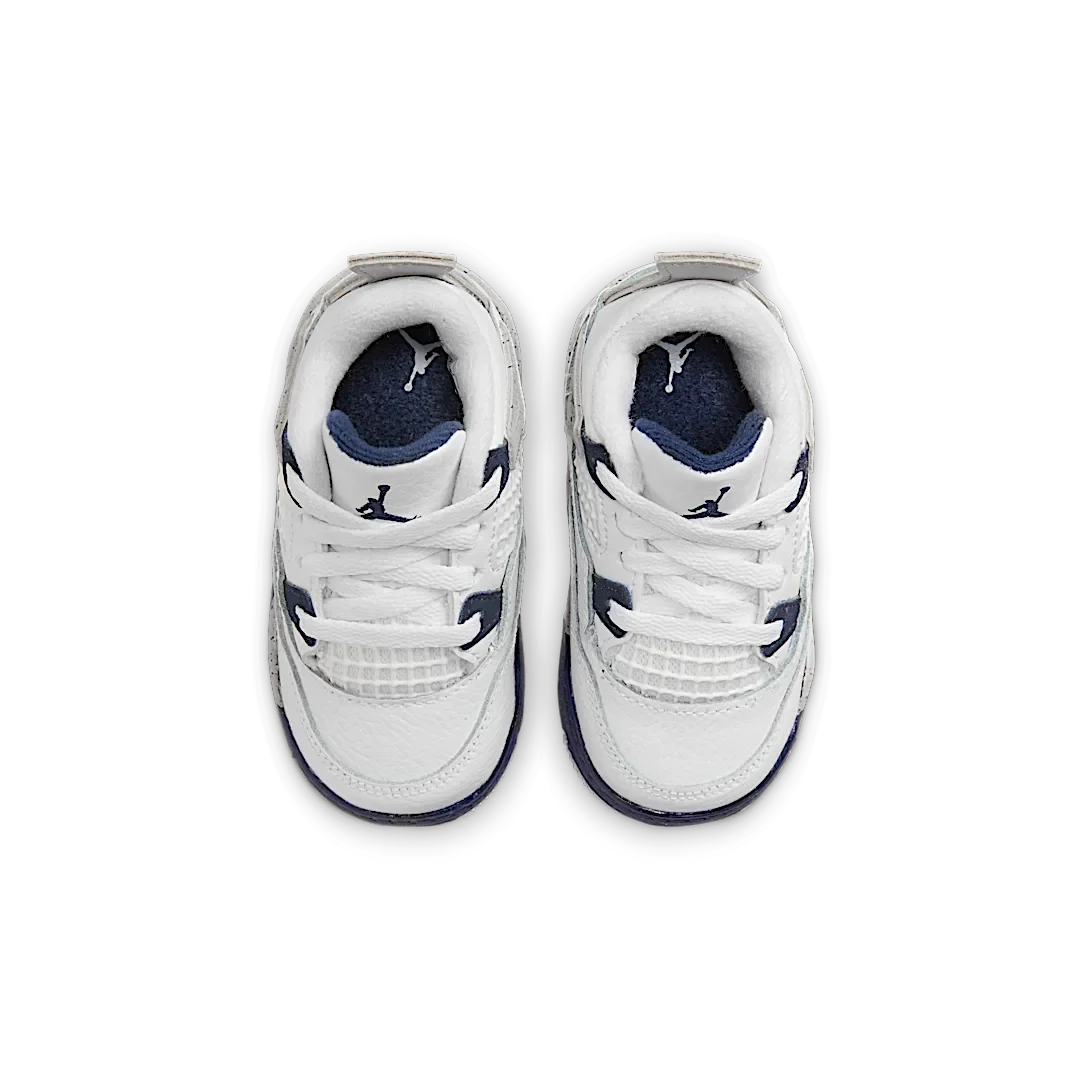 Overkicks - Air Jordan 4 Retro Midnight Navy (TD) (BQ7670-140) - imagen 3
