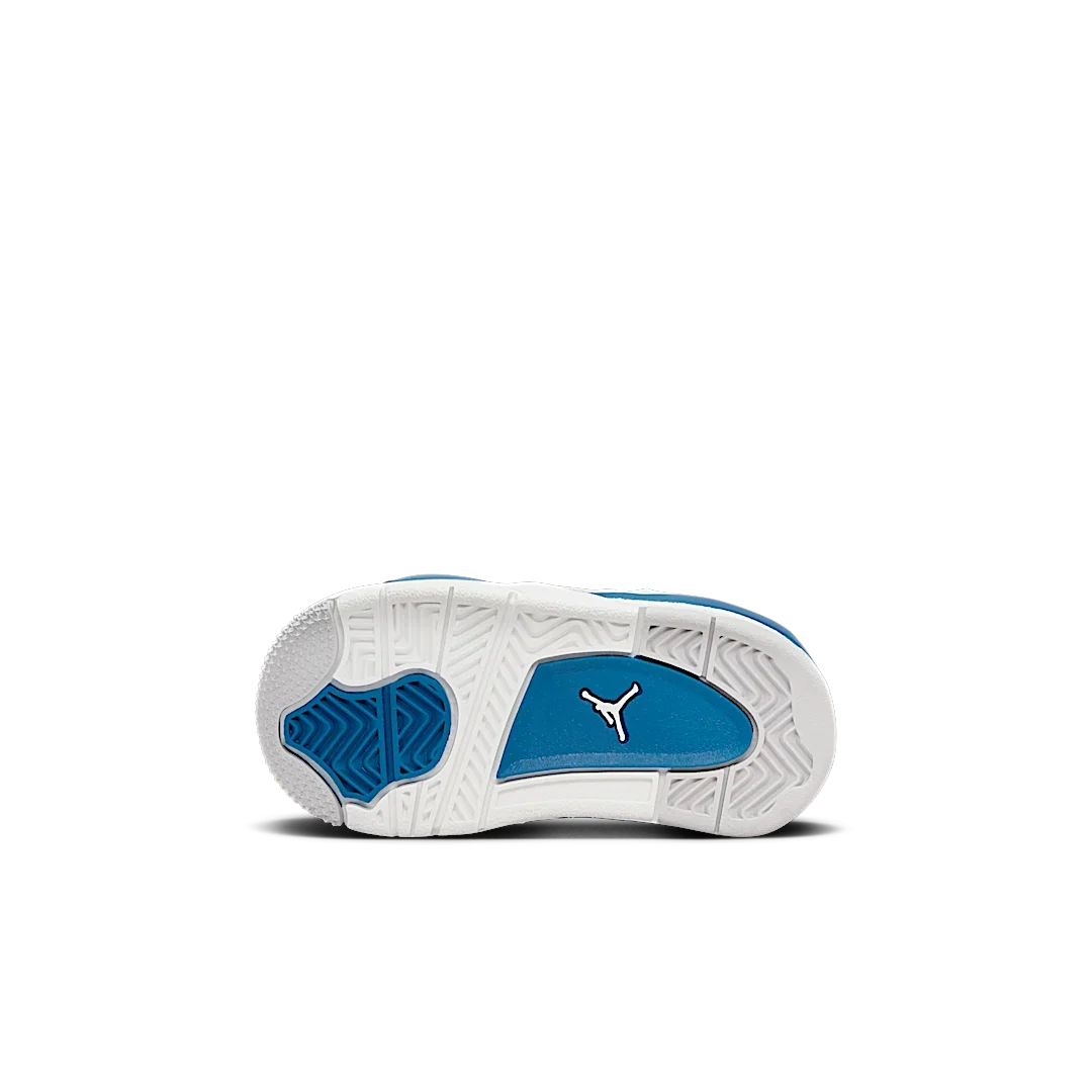 Overkicks - Air Jordan 4 Retro Military Blue (2024) (TD) (BQ7670-141) - imagen 4