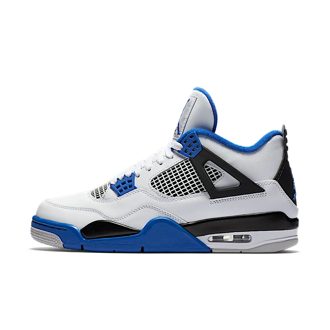 Overkicks - Air Jordan 4 Retro Motorsports (2017) (308497-117) - vista lateral