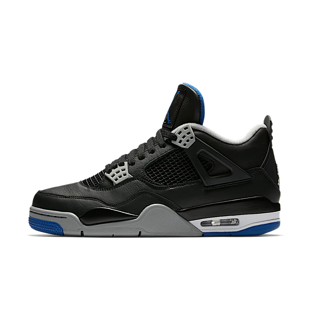 Overkicks - Air Jordan 4 Retro Motorsports Alternate (308497-006) - vista lateral