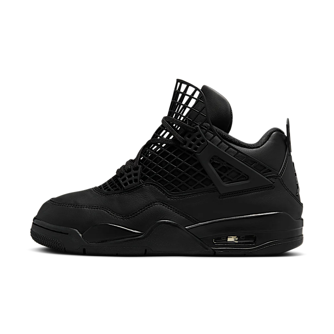 Overkicks - Air Jordan 4 Retro Net Black (FN7251-001) - vista lateral