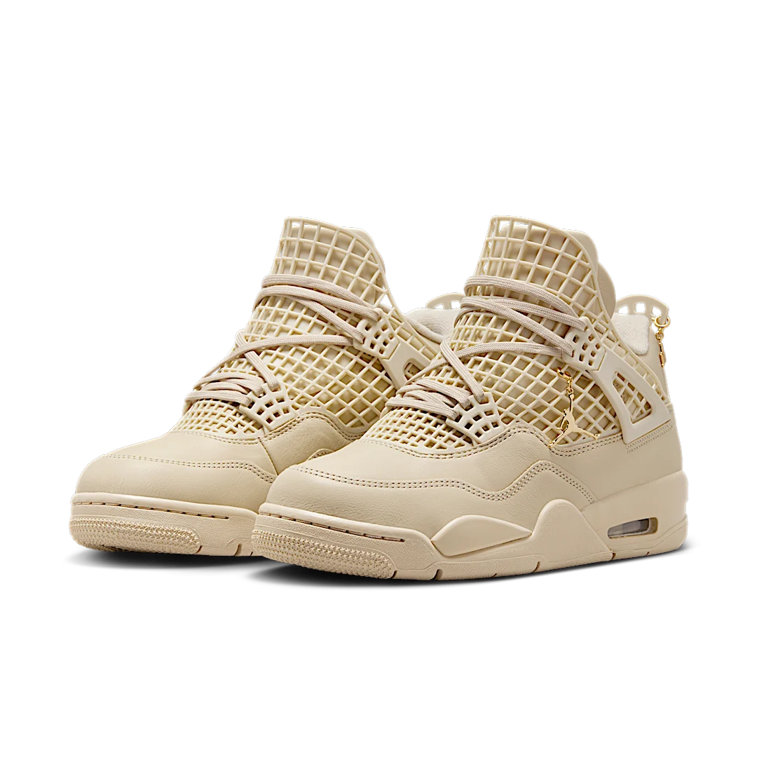 Overkicks - Air Jordan 4 Retro Net Rattan (FN7251-200) - vista trasera