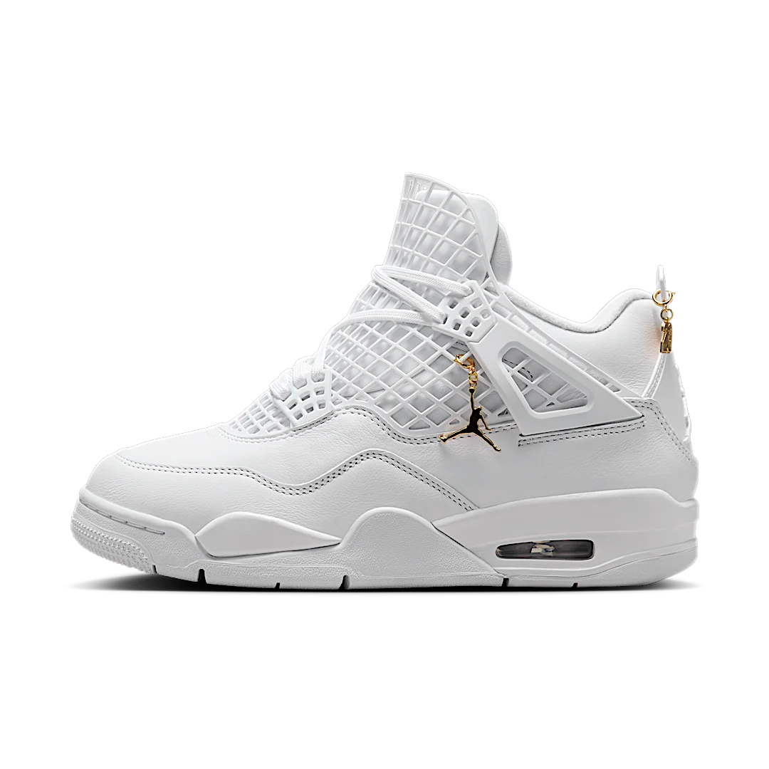Overkicks - Air Jordan 4 Retro Net White (FN7251-107) - vista lateral