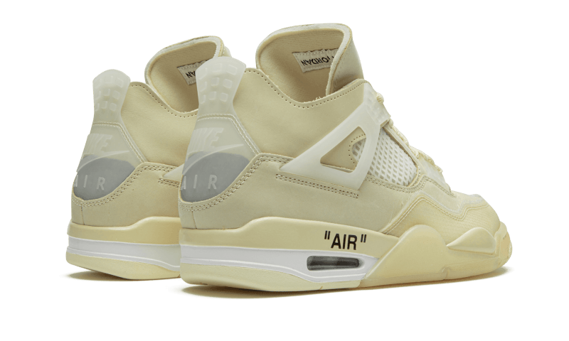 Overkicks - Air Jordan 4 Retro Off-White Sail (CV9388-100) - par completo