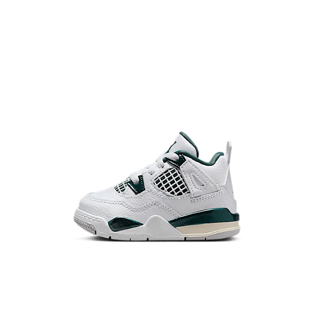 Overkicks - Air Jordan 4 Retro Oxidized Green (TD) (BQ7670-103) - vista lateral