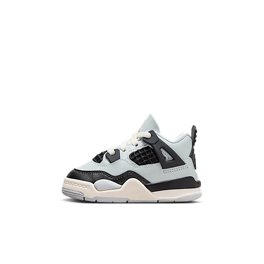 Overkicks - Air Jordan 4 Retro Platinum Gold (TD) (FZ8584-070) - vista lateral