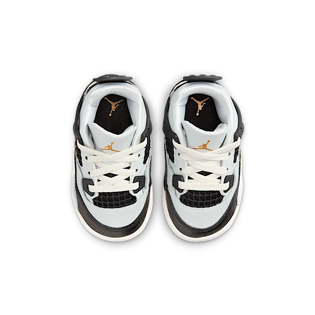 Overkicks - Air Jordan 4 Retro Platinum Gold (TD) (FZ8584-070) - imagen 3