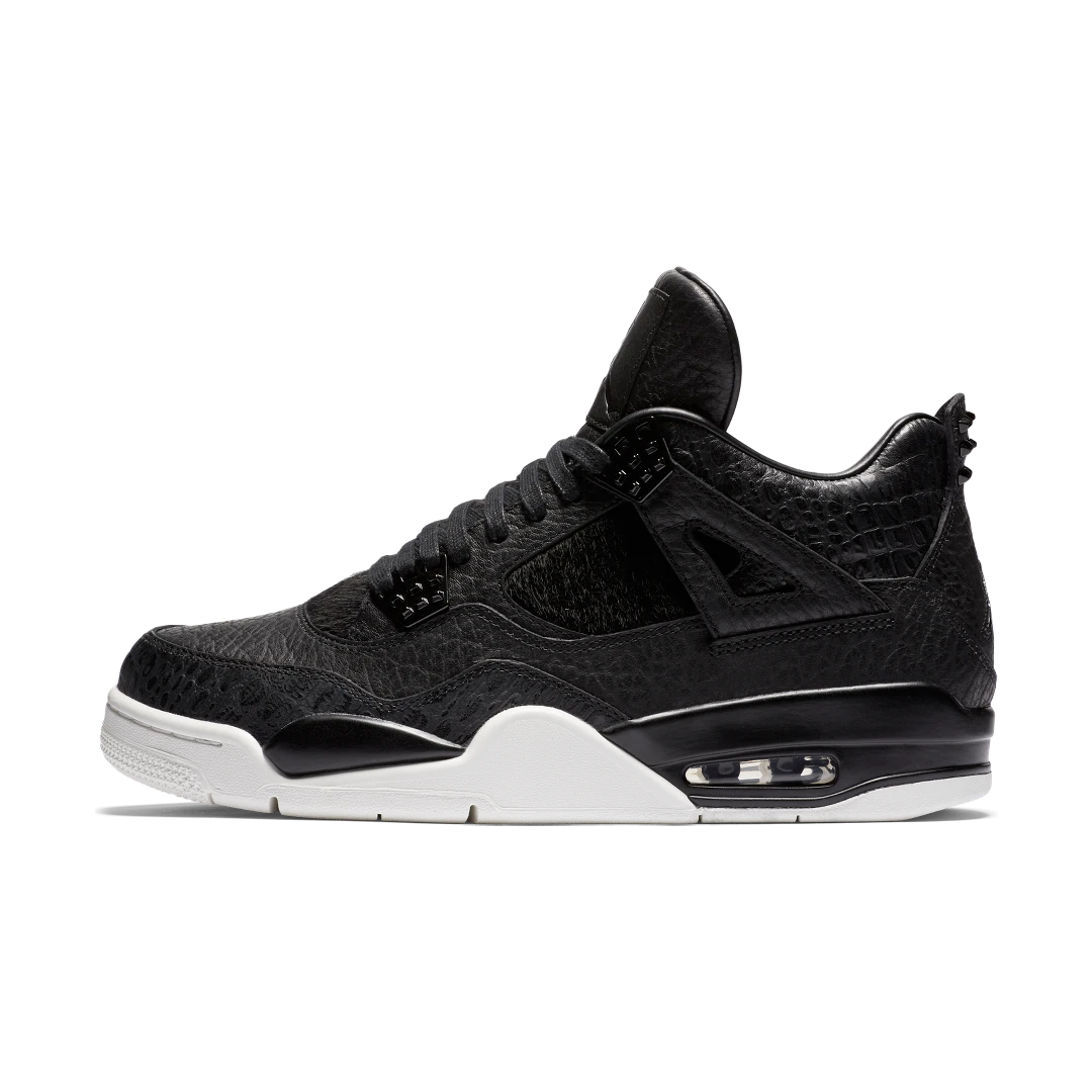 Overkicks - Air Jordan 4 Retro Pony Hair Black (819139-010) - vista lateral