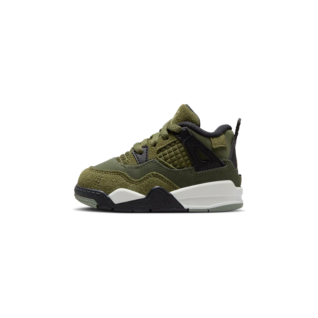 Overkicks - Air Jordan 4 Retro SE Craft Medium Olive (TD) (FB9930-200) - vista lateral