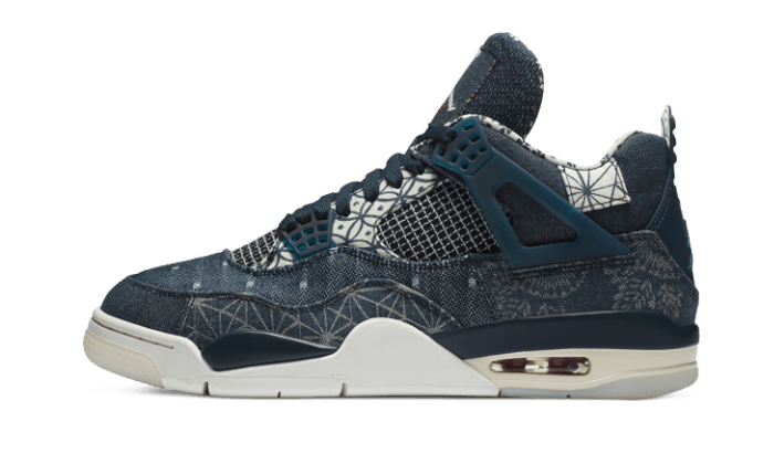 Overkicks - Air Jordan 4 Retro SE Sashiko (CW0898-400) - vista lateral
