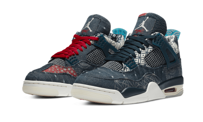 Overkicks - Air Jordan 4 Retro SE Sashiko (CW0898-400) - vista trasera