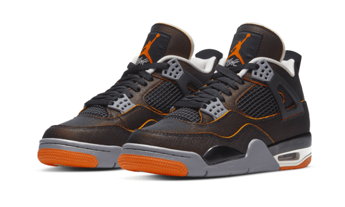 Overkicks - Air Jordan 4 Retro Starfish (CW7183-100) - vista trasera