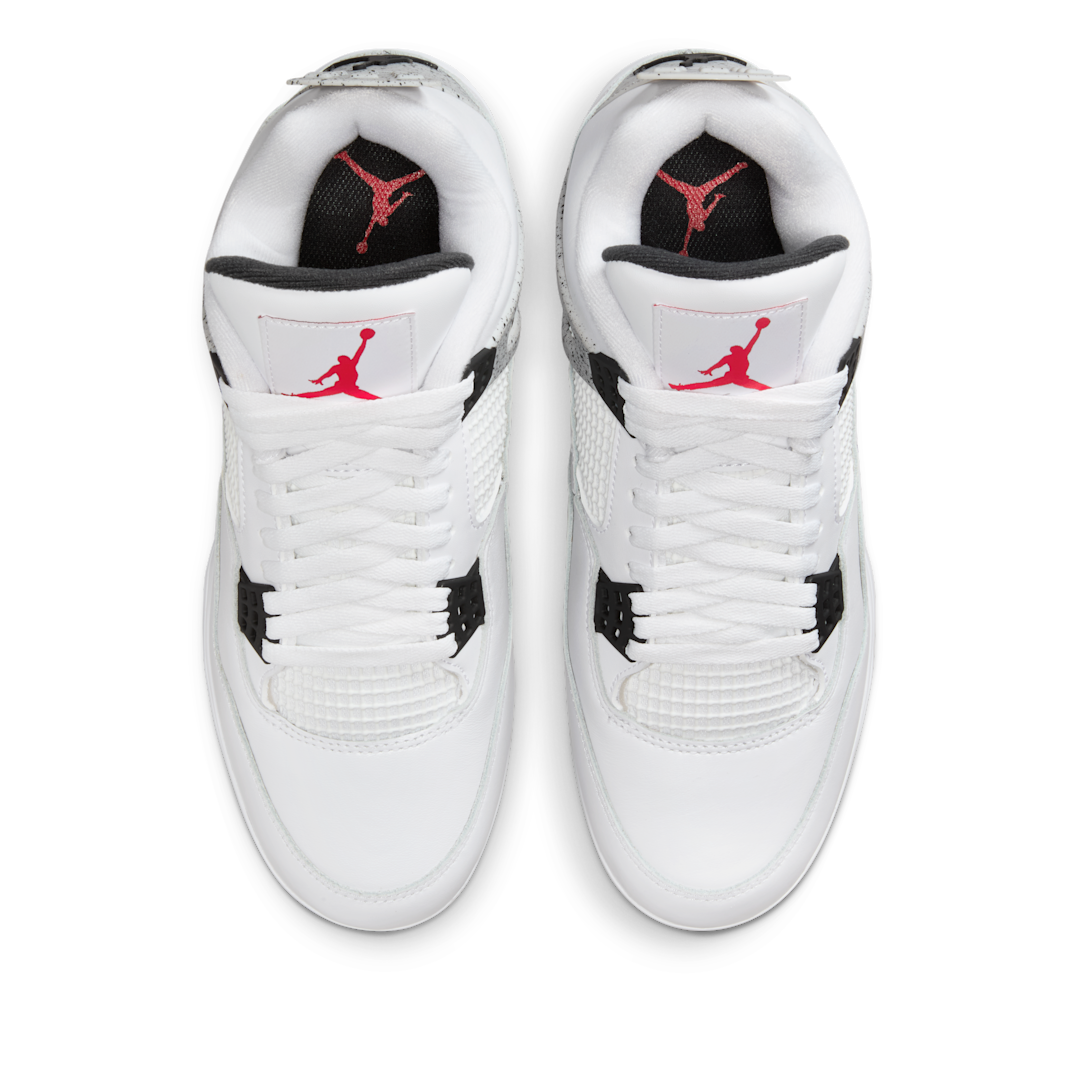 Overkicks - Air Jordan 4 Retro TD Cleat White Cement (HQ0207-106) - par completo