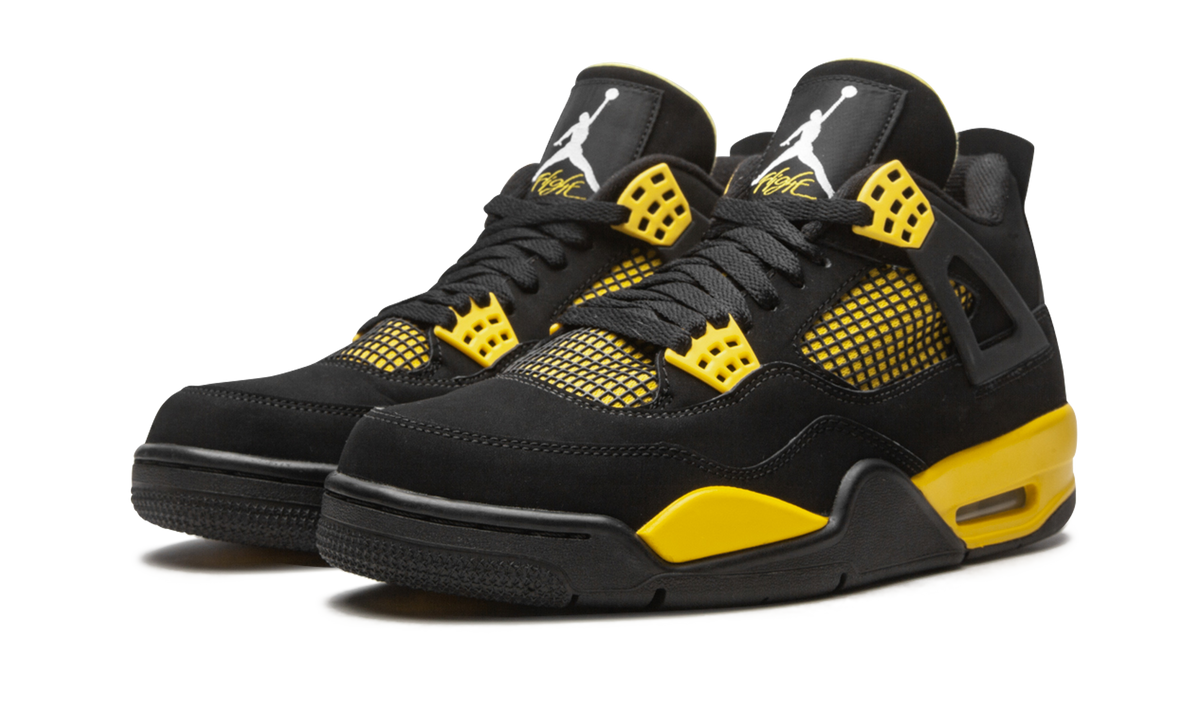 Overkicks - Air Jordan 4 Retro Thunder (2012) (308497-008) - vista trasera
