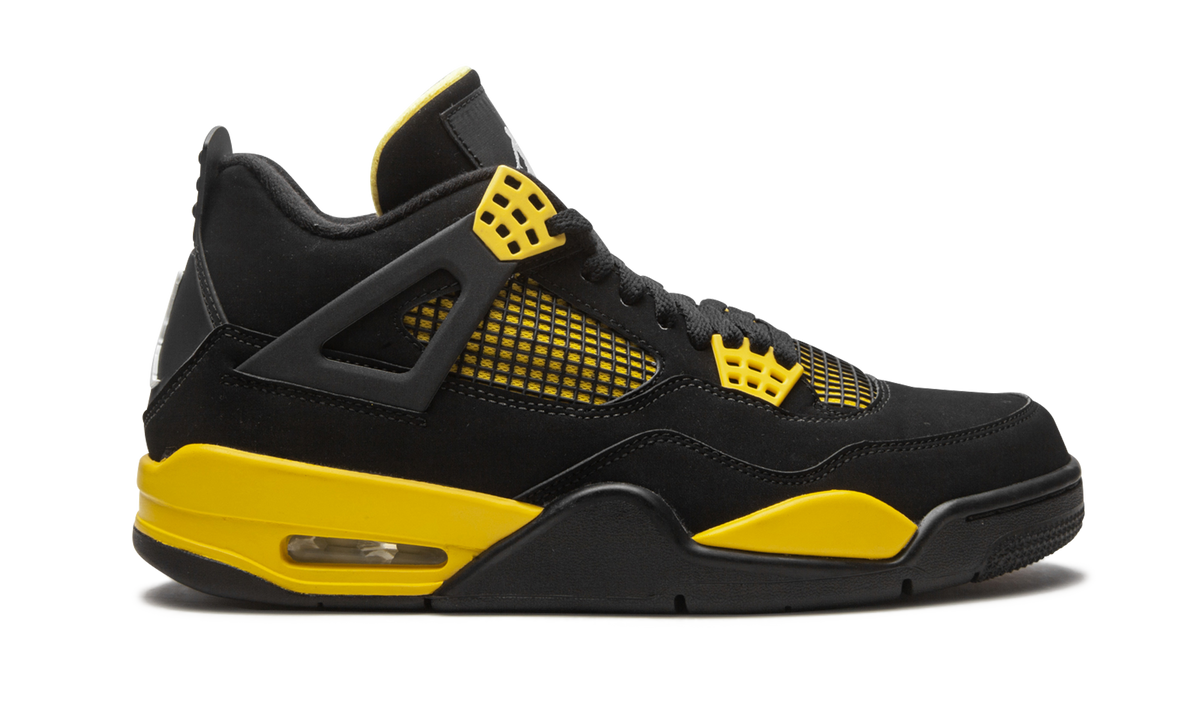 Overkicks - Air Jordan 4 Retro Thunder (2012) (308497-008) - detalle talón