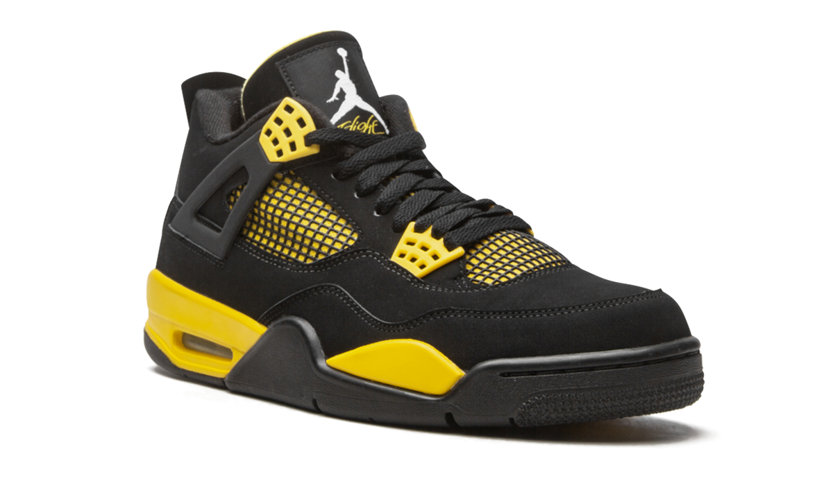 Overkicks - Air Jordan 4 Retro Thunder (2012) (308497-008) - detalle lateral interior