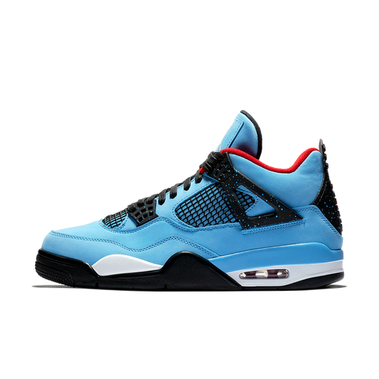 Overkicks - Air Jordan 4 Retro Travis Scott Cactus Jack (308497-406) - vista lateral