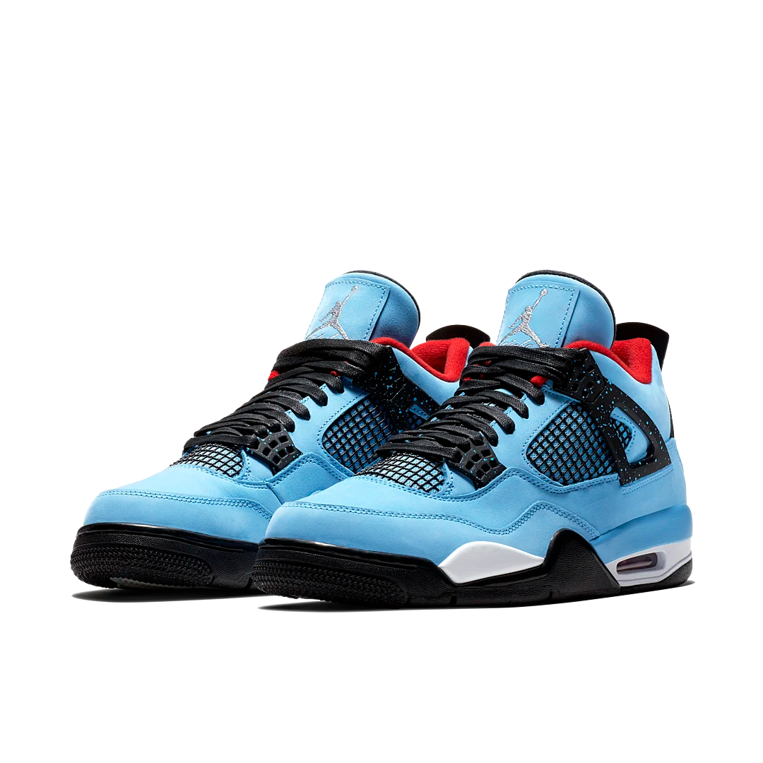 Overkicks - Air Jordan 4 Retro Travis Scott Cactus Jack (308497-406) - vista trasera