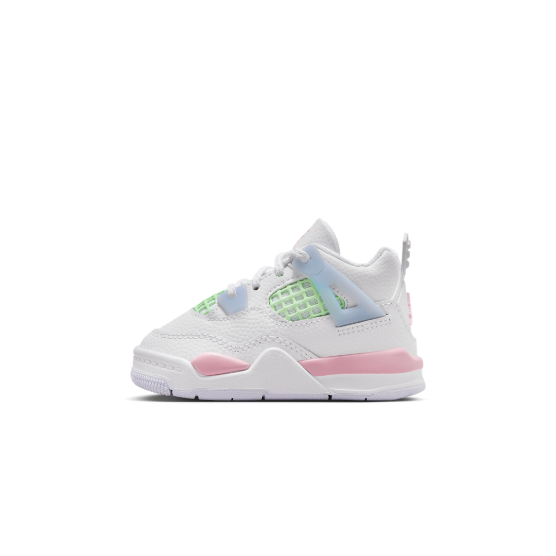Overkicks - Air Jordan 4 Retro Valentine's Day (2026) (TD) (IB7070-100) - vista lateral
