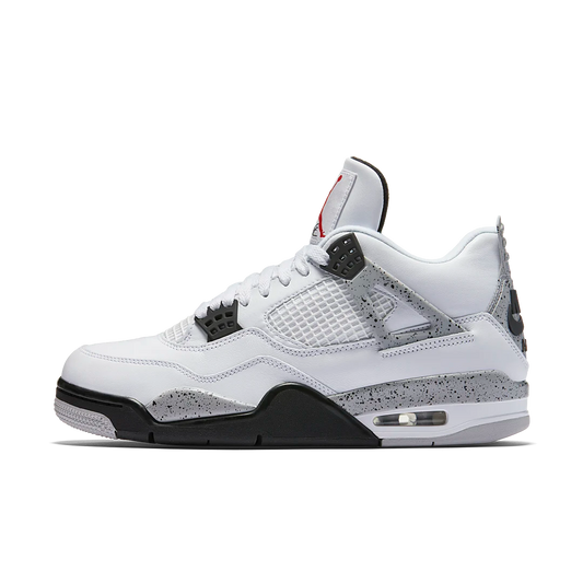 Overkicks - Air Jordan 4 Retro White Cement (2016) (840606-192) - vista lateral