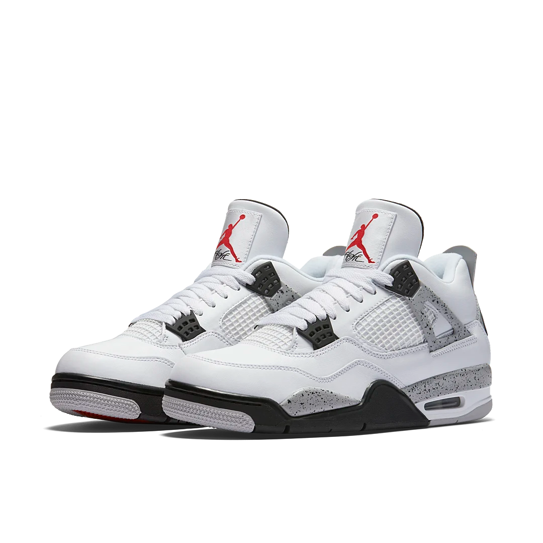 Overkicks - Air Jordan 4 Retro White Cement (2016) (840606-192) - vista trasera