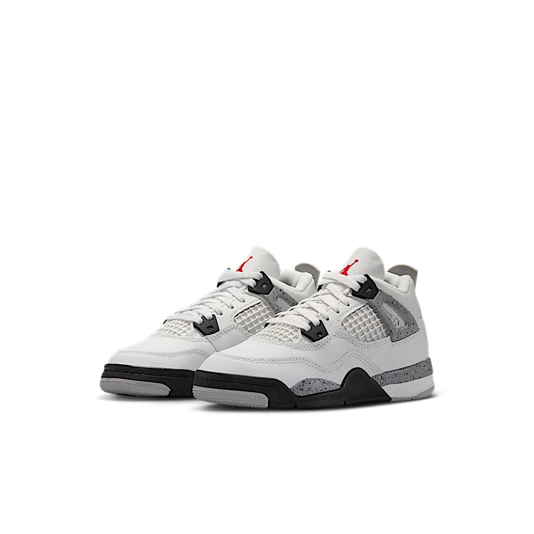 Overkicks - Air Jordan 4 Retro White Cement (2025) (PS) (IB4388-100) - imagen 2