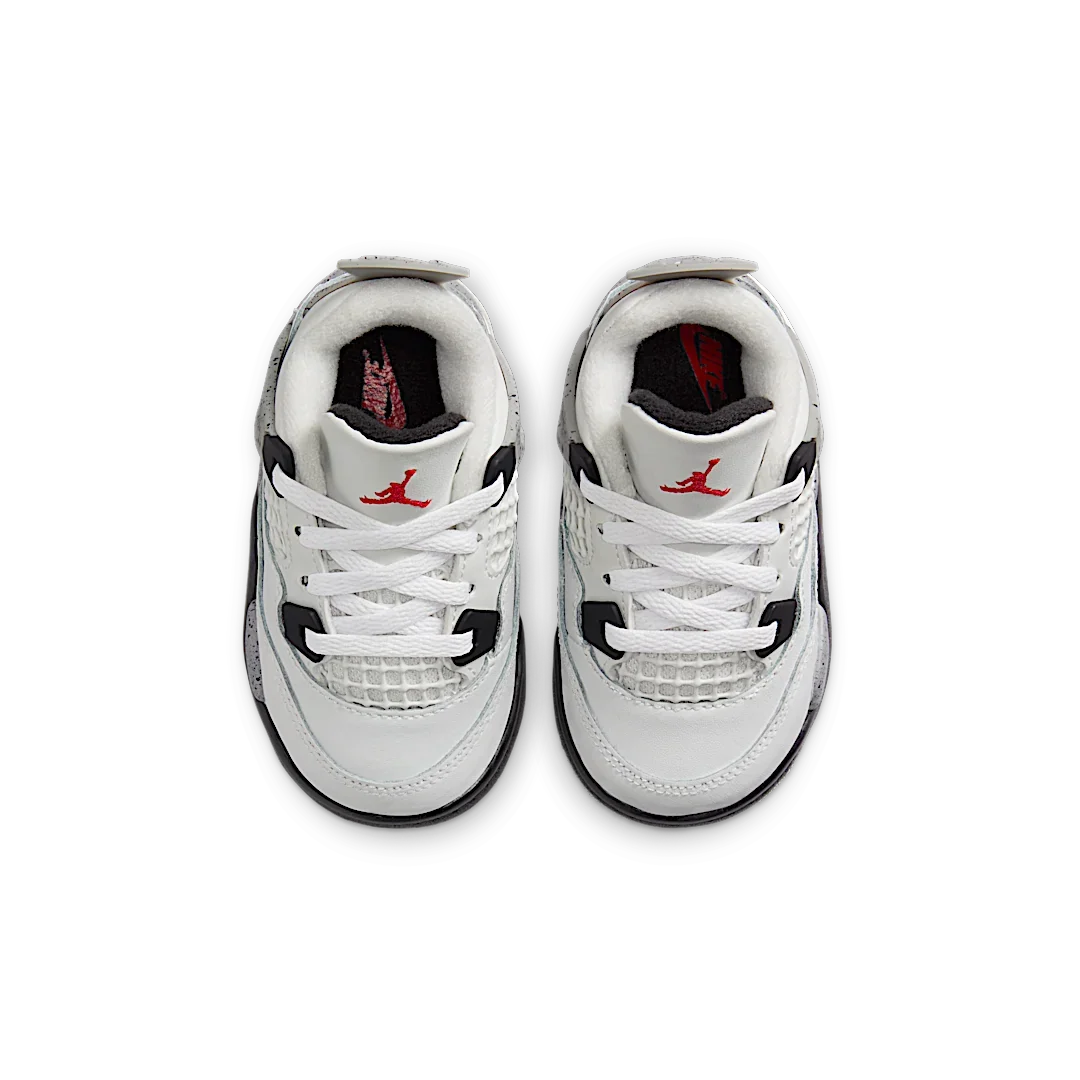 Overkicks - Air Jordan 4 Retro White Cement (2025) (TD) (IB4387-100) - imagen 3
