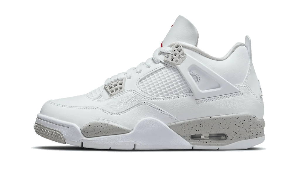 Overkicks - Air Jordan 4 Retro White Oreo (2021) (GS) (DJ4699-100) - vista lateral