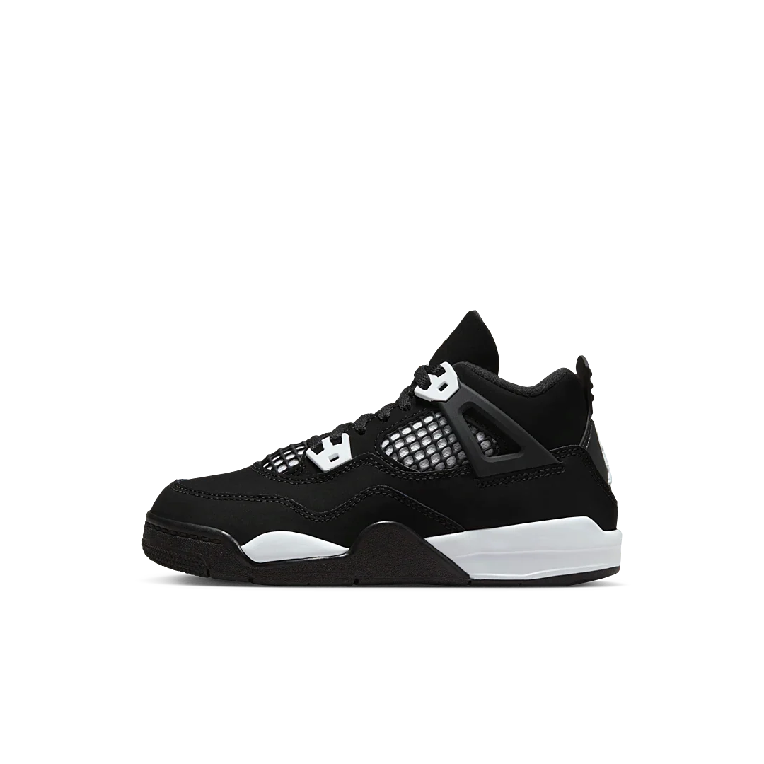 Overkicks - Air Jordan 4 Retro White Thunder (PS) (FV4537-001) - vista lateral