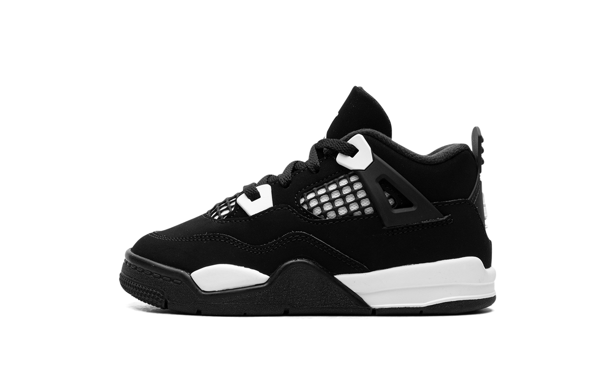 Overkicks - Air Jordan 4 Retro White Thunder (TD) (FV4538-001) - vista lateral