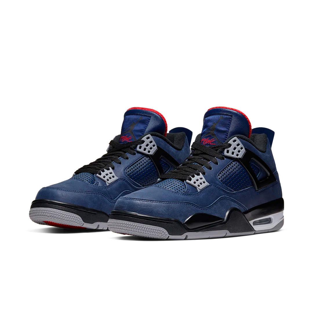 Overkicks - Air Jordan 4 Retro Winterized Loyal Blue (CQ9597-401) - vista trasera
