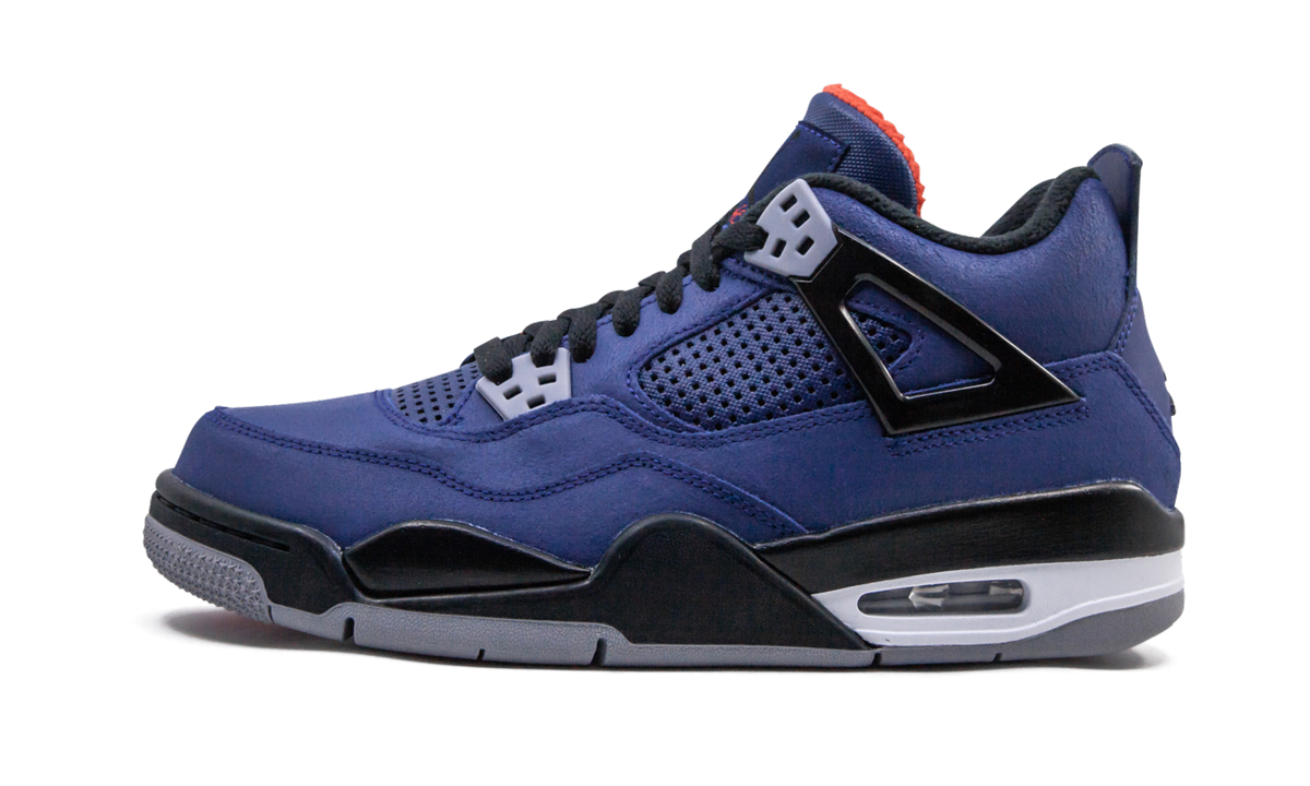 Overkicks - Air Jordan 4 Retro Winterized Loyal Blue (GS) (CQ9745-401) - vista lateral