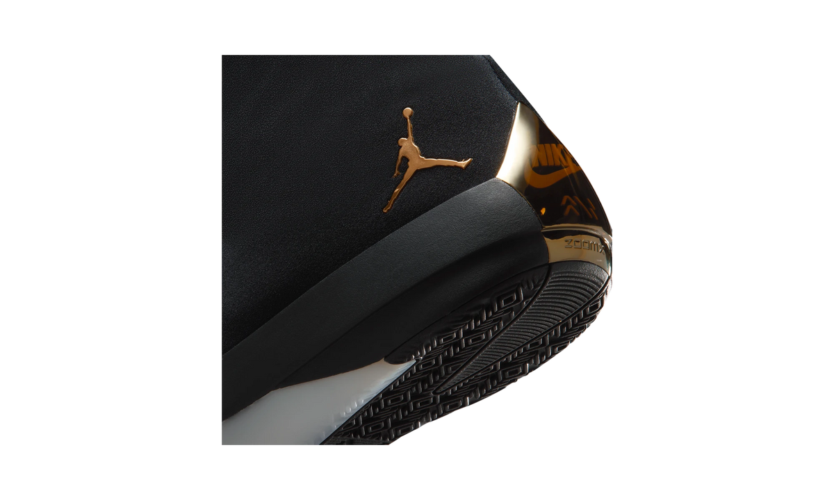 Overkicks - Air Jordan 40-28 Black Metallic Gold (IR2085-001) - detalle