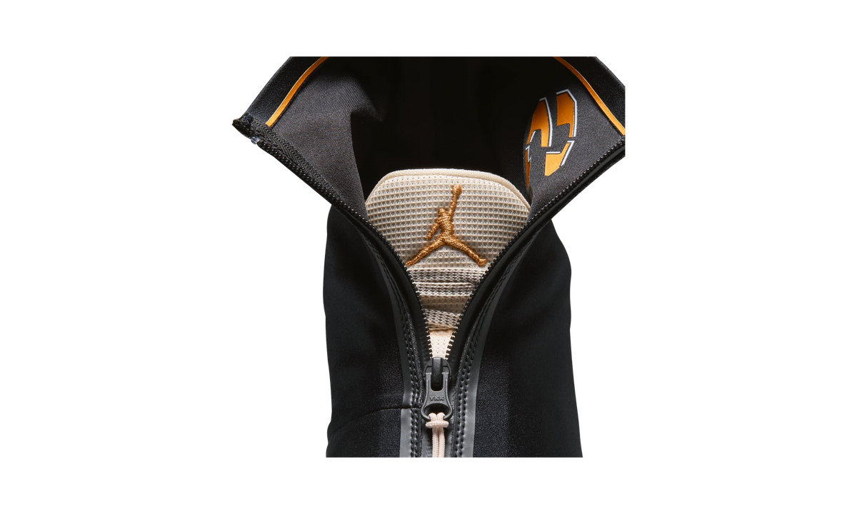 Overkicks - Air Jordan 40-28 Black Metallic Gold (IR2085-001) - detalle