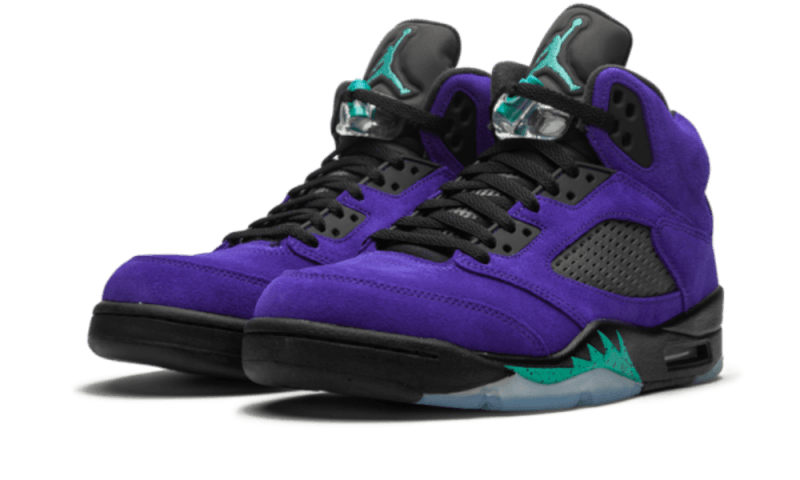 Overkicks - Air Jordan 5 Retro Alternate Grape (136027-500) - vista trasera