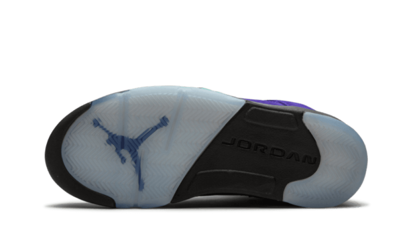 Overkicks - Air Jordan 5 Retro Alternate Grape (136027-500) - detalle suela
