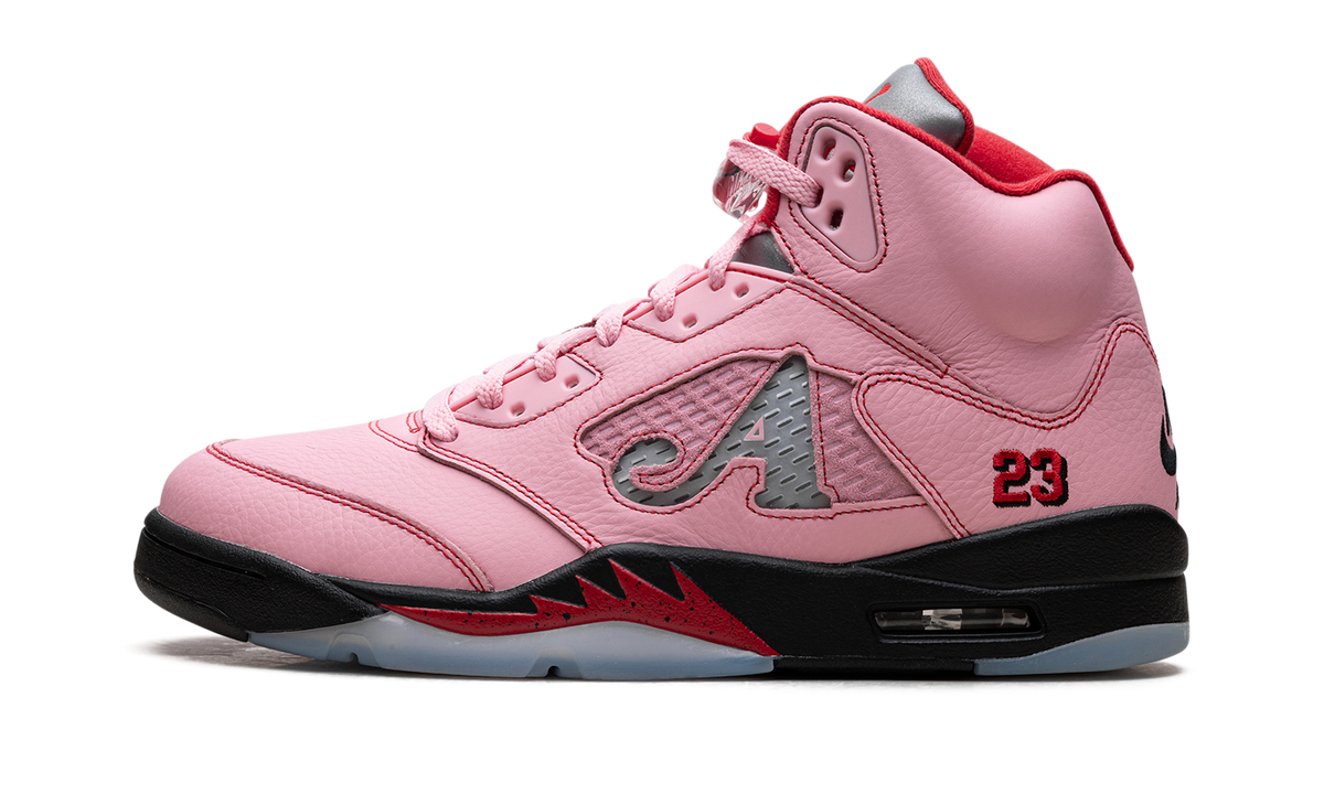 Overkicks - Air Jordan 5 Retro Awake NY Arctic Pink (DV4982-600) - vista lateral