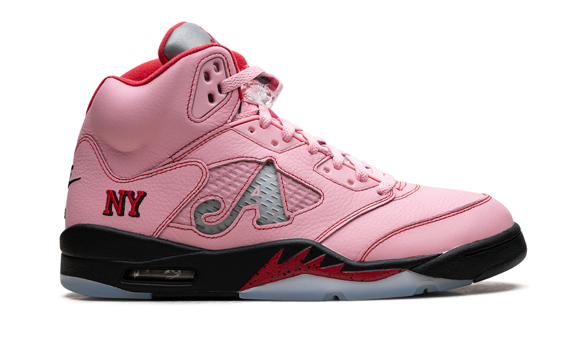 Overkicks - Air Jordan 5 Retro Awake NY Arctic Pink (DV4982-600) - vista superior
